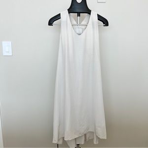 Ava & Aiden light gray flowy dress